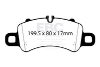 EBC 2016+ Porsche 911 (991/2 w/Cast Iron Rotors) 3.0TT Carrera Bluestuff Front Brake Pads