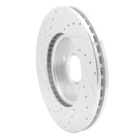 R1 Concepts R1 14-19 Buick CASCADA Front Right Drilled & Slotted Silver Brake Rotor