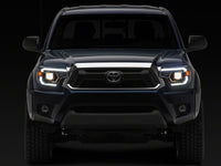Raxiom 12-15 Toyota Tacoma Axial Series Switchback Projector Headlights- Chrome- Clear Lens