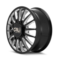 Cali Off-Road 9110D Summit Dually 20x8.25 / 8x210 BP / -192mm OS / 154.2mm Hub Gls Blk Mill Wheel