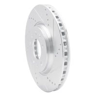 R1 Concepts R1 06-10 Pontiac SOLSTICE Front Right Drilled & Slotted Silver Brake Rotor
