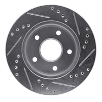 R1 Concepts R1 90-97 Ford AEROSTAR Right Front Drilled & Slotted Silver Brake Rotor
