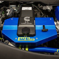 Wehrli 13-23 Dodge Cummins 6.7L Fabricated Aluminum Engine Cover - WCFab Grey