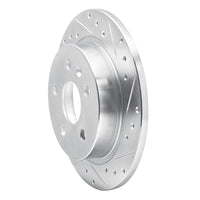 R1 Concepts R1 11-16 Buick Regal Rear Right Drilled & Slotted Silver Brake Rotor