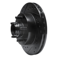 R1 Concepts R1 98-02 Ford Ranger (USA/Canada) Front Left Drilled & Slotted Black Brake Rotor