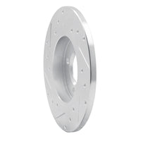 R1 Concepts R1 84-85 BMW 318I Front Right Drilled & Slotted Silver Brake Rotor