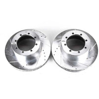 PowerStop Power Stop 00-02 Ford E-450 Super Duty Rear Evolution Drilled & Slotted Rotors - Pair