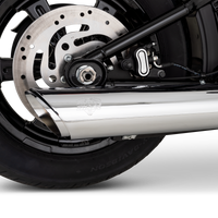 Vance and Hines Vance & Hines 2025+ HD Softail Twin Slash 4in Round Chrome Slip-On Exhaust