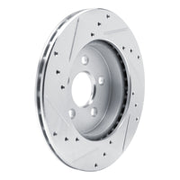 R1 Concepts R1 88-88 Pontiac Fiero Rear Right Front Right Drilled & Slotted Silver Brake Rotor