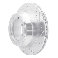 R1 Concepts R1 99-07 Ford E-350 Super Duty Rear Right Drilled & Slotted Silver Brake Rotor