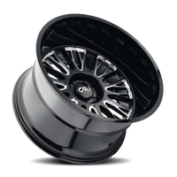 Cali Off-Road 9116 Vertex 22x12 / 6x135 BP / -44mm Offset / 87.1mm Hub Gloss Black Milled Wheel
