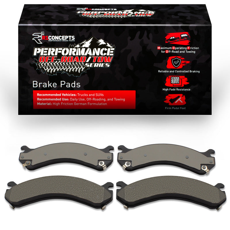 R1 Concepts R1 01-10 GMC Sierra 3500 HD 4WD Rear Off-Road/Tow Brake Pads