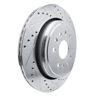R1 Concepts R1 21-25 Jeep Grand Wagoneer Rear Right Drilled & Slotted Silver Brake Rotor