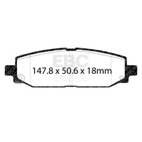 EBC 2018+ Jeep Wrangler (JL) Yellowstuff Rear Brake Pads