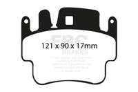 EBC Racing 98-05 Porsche 911 (996) Carrera 2 3.4L (Cast Iron Rotor Only) RP-X Front Brake Pads