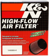 K&N Engineering K&N Filter Universal Rubber Filter-Rd Tapered 3in Flange ID x 6in Base OD x 5in Top OD x 5.563in H