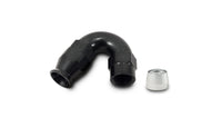 Vibrant 150 Degree High Flow Hose End Fitting for PTFE Lined Hose -12AN