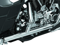 Kuryakyn 2in Adjustable Lockable Offsets With Male Mount Adapter Chrome