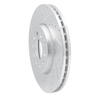 R1 Concepts R1 16-21 Buick Regal Sportback Front Left Drilled & Slotted Silver Brake Rotor