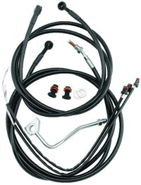 Burly Brand Control Kit 13in Bag Bar - Black