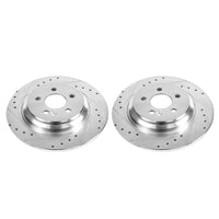 PowerStop Power Stop 00-03 Mercedes-Benz ML55 AMG Rear Evolution Drilled & Slotted Rotors - Pair