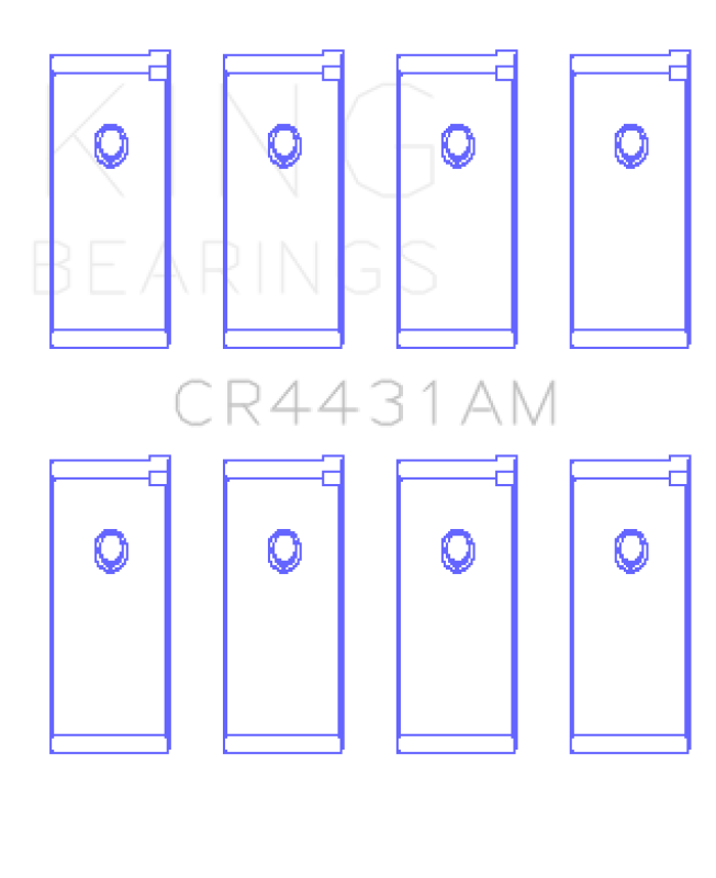 King Engine Bearings Nissan (Size STD) Rod Bearing Set