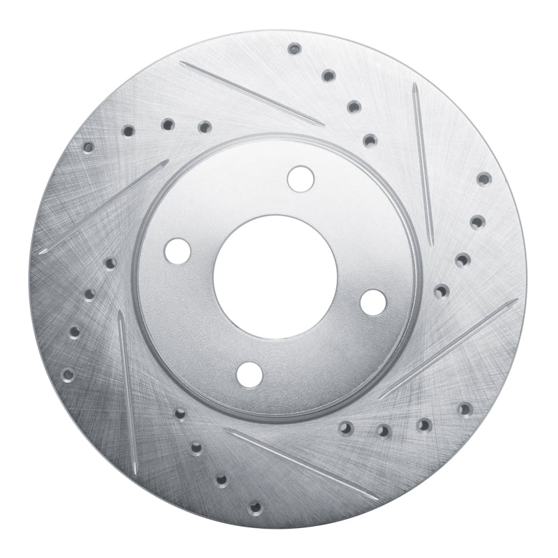 R1 Concepts R1 17-21 Suzuki Ignis (Mexico) Front Right Drilled & Slotted Silver Brake Rotor