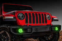 ORACLE Lighting Oracle Jeep Wrangler JL/Gladiator JT LED Surface Mount Fog Light Halo Kit - Green
