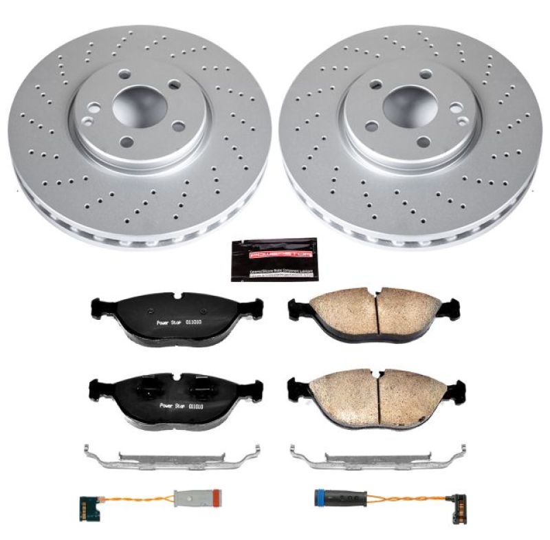 PowerStop Power Stop 04-05 Mercedes-Benz E500 Front Z23 Evolution Sport Coated Brake Kit