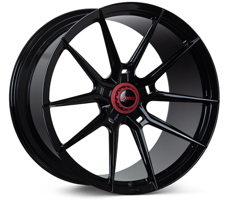 Vossen x Novitec NF10 21x9 - 5x114.3 BP - ET39 - Gloss Black Ferrari 458/Portofino/Roma Front Wheel