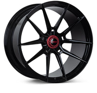 Vossen x Novitec NF10 22x12in - 5x114.3 BP - ET33 - Gloss Black Ferrari 488 / F8 Rear Wheel