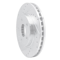 R1 Concepts R1 11-16 Buick LaCrosse Front Left Drilled & Slotted Silver Brake Rotor