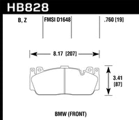 Hawk Performance Hawk 12-17 BMW M6 / 14-17 BMW M6 Gran Coupe / 13-16 BMW M5 Performance Ceramic Front Brake Pads