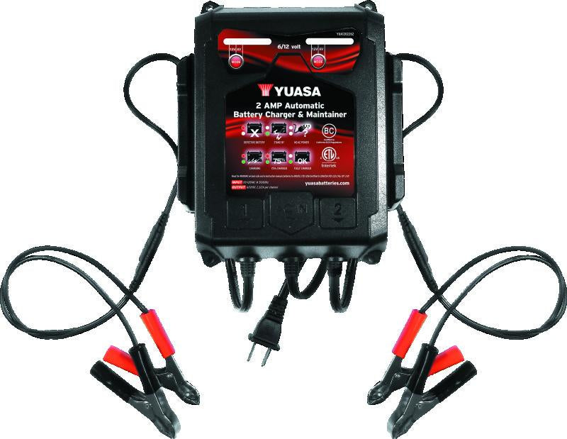 Yuasa Battery Yuasa 2 Amp Charger & Maintainer - 6V/12V