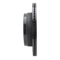 R1 Concepts R1 12-14 Ford F-150 4WD Rear Left Drilled & Slotted Black Brake Rotor