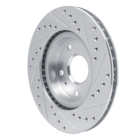 R1 Concepts R1 88-89 Chevrolet C3500 Front Left Drilled & Slotted Silver Brake Rotor
