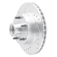 R1 Concepts R1 1970-1981 Buick Estate Wagon Front Left Drilled & Slotted Silver Brake Rotor