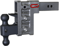 GEN-Y Hitch Gen-Y Mega Duty 2.5in Shank 6in Drop 3K TW 21K Hitch w/GH-061 Dual-Ball/GH-062 Pintle Lock