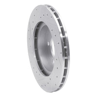 R1 Concepts R1 93-97 Chrysler CONCORDE Front Right Drilled & Slotted Silver Brake Rotor