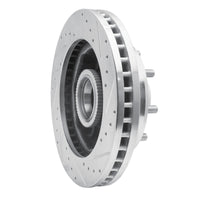R1 Concepts R1 01-02 Chevrolet Express 3500 Front Left Drilled & Slotted Silver Brake Rotor