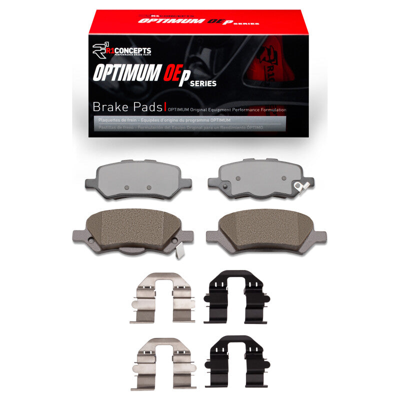 R1 Concepts R1 09-15 Toyota Venza Rear Optimum OE Pads & Hardware Kit
