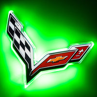 ORACLE Lighting Oracle Corvette C7 Rear Illuminated Emblem - Green