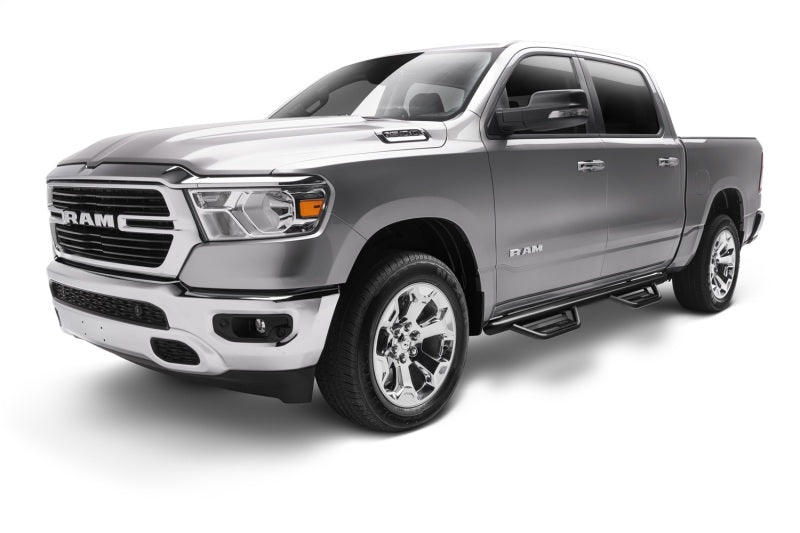 N-Fab Podium LG 19-20 Dodge RAM 1500 Crew Cab - Cab Length - Tex. Black - 3in