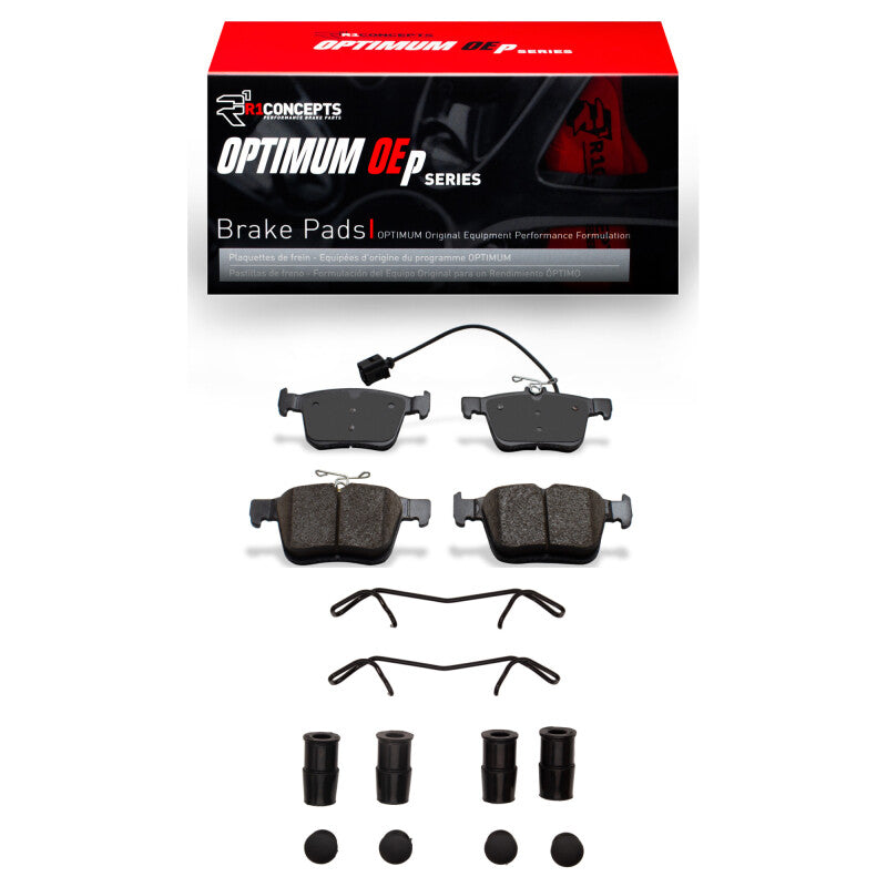 R1 Concepts R1 17-22 Audi RS3 Rear Optimum OE Pads & Hardware Kit