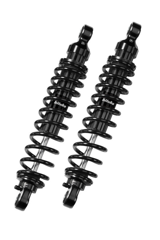 Bitubo Suspension Bitubo WME0 Twinshocks Adjustable: Spring Preload, Rebound, Length 331mm, Dark Edition