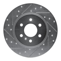 R1 Concepts R1 06-06 Buick TERRAZA Rear Left Drilled & Slotted Silver Brake Rotor