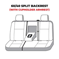 Covercraft 21-23 Chevrolet Tahoe Waterproof Polyester SeatSaver Custom Second Row Seat Covers - Grey