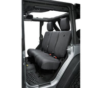 Bestop 13-18 Jeep Wrangler JK 4-Door Rear Seat Covers (Black Diamond)