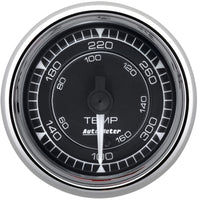 AutoMeter Chrono 2-1/16in 140-380 Degree Temperature Digital Stepper Motor Gauge - Chrome