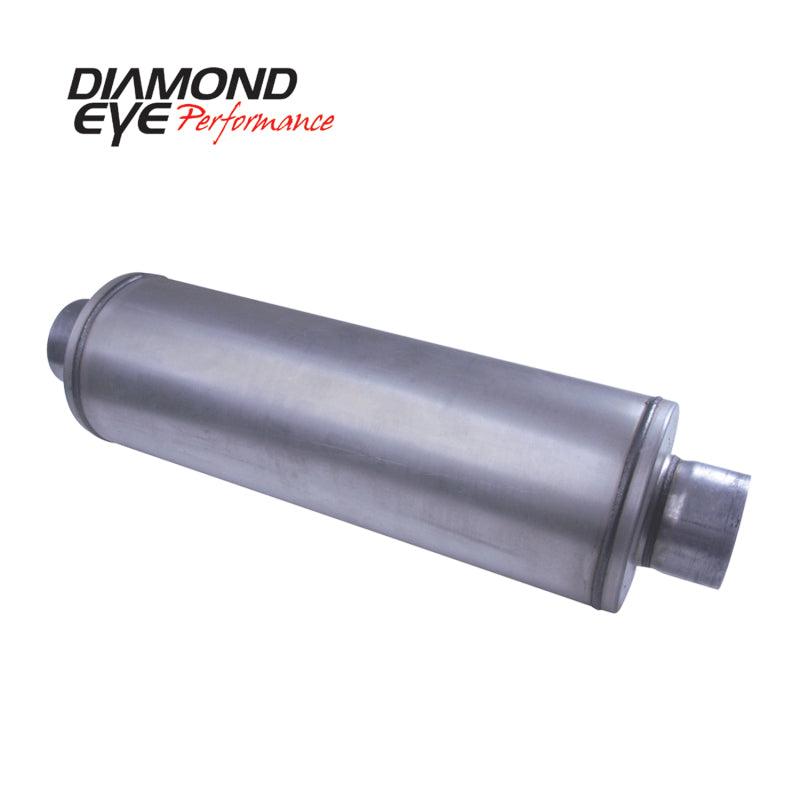 Diamond Eye Performance Diamond Eye Muffler 4inX30in LOUVERED AL